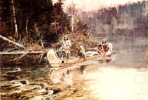 On the Flathead, Charles M Russell